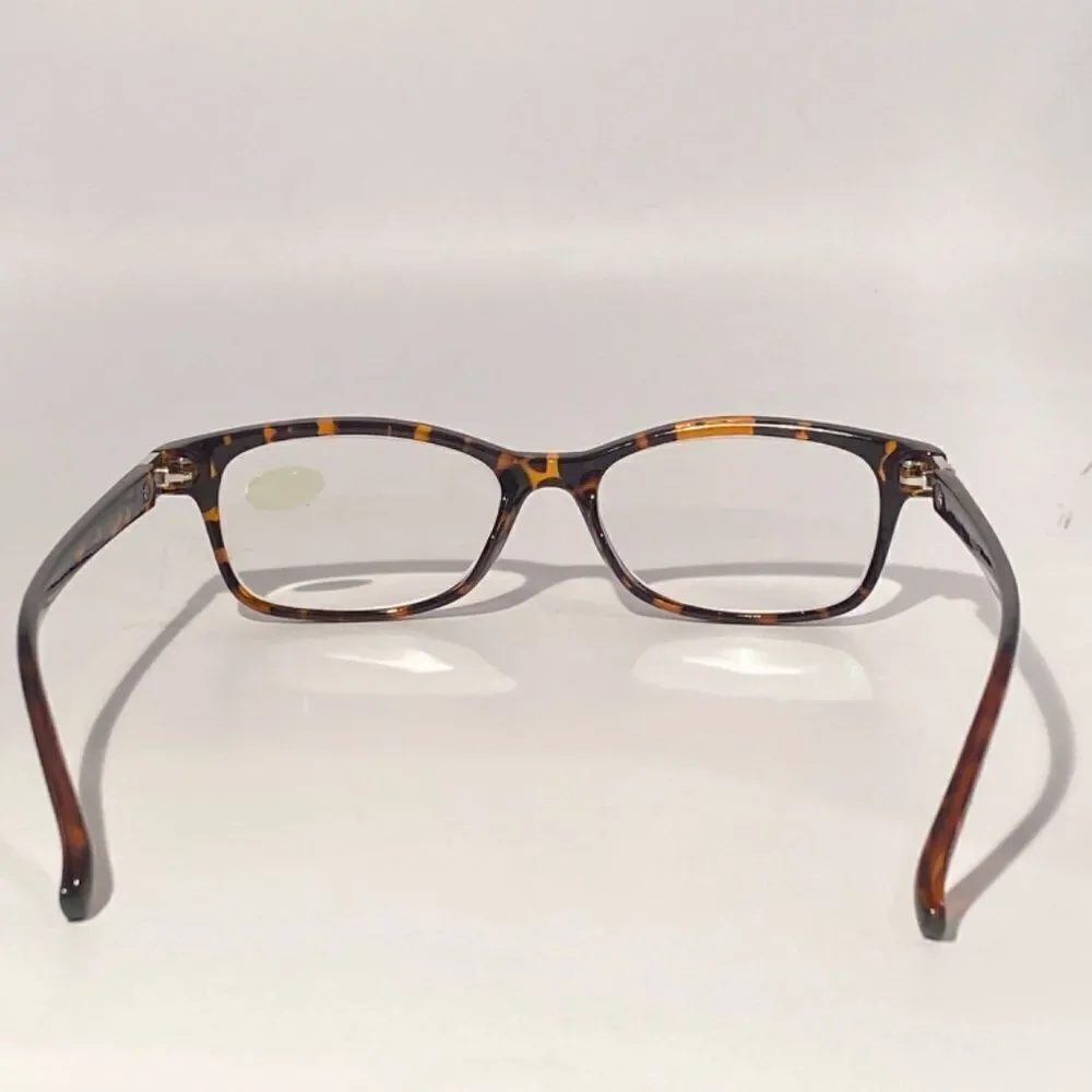 Reading Glasses 2.25 Tortoise with Decorative Silver Detail Readers NWT - Picture 4 of 7
